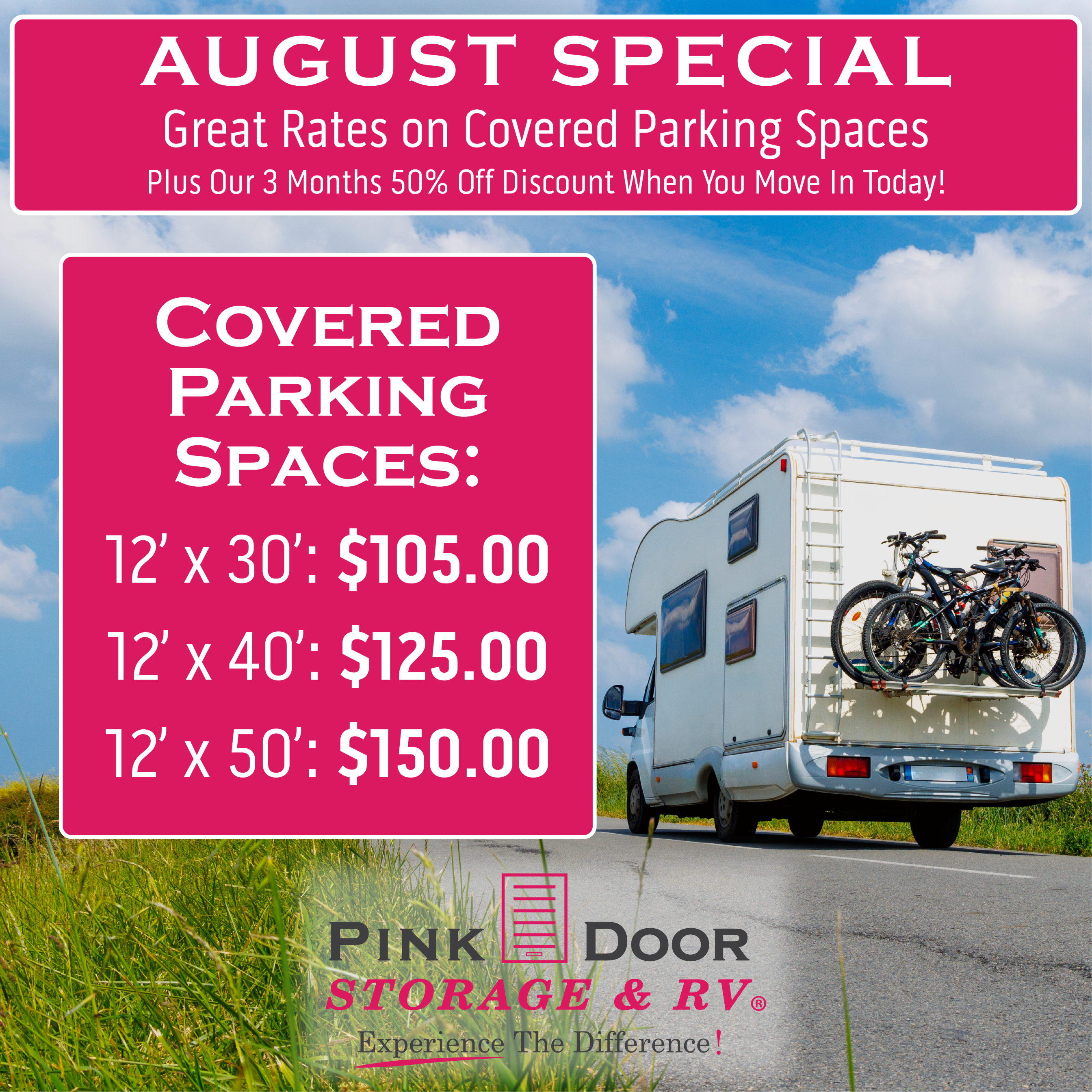 Covered Parking Storage Summer Special in Royse City, TX Covered Parking Storage August Special in Royse City, TX